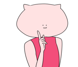 Cat pose No.2 sticker #2527930