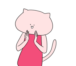 Cat pose No.2 sticker #2527932