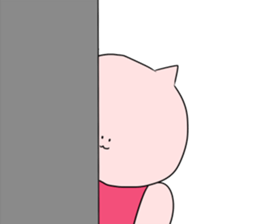 Cat pose No.2 sticker #2527933