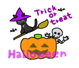 black cat lock sticker #2529008