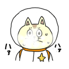 Cat and the universe sticker #2529529