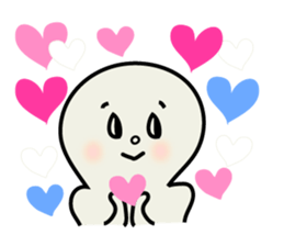 Leisurely octopus sticker #2529666