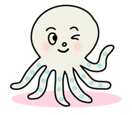 Leisurely octopus sticker #2529668