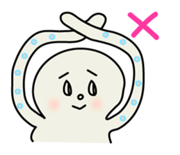 Leisurely octopus sticker #2529669