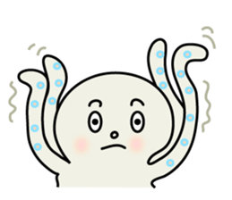 Leisurely octopus sticker #2529677