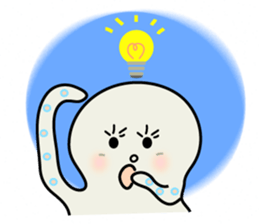 Leisurely octopus sticker #2529693