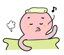 Leisurely octopus sticker #2529695