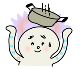 Leisurely octopus sticker #2529699
