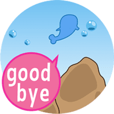 Wolee, the cutest little whale sticker #2529707