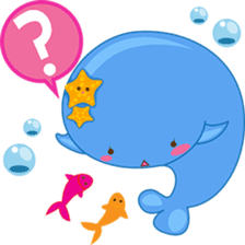 Wolee, the cutest little whale sticker #2529709