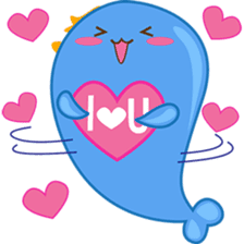 Wolee, the cutest little whale sticker #2529711