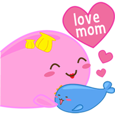 Wolee, the cutest little whale sticker #2529713