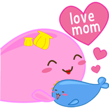 Wolee, the cutest little whale sticker #2529713