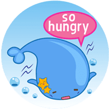 Wolee, the cutest little whale sticker #2529715