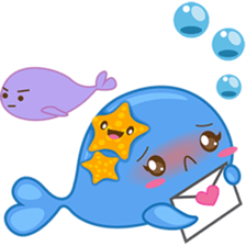 Wolee, the cutest little whale sticker #2529721