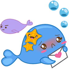 Wolee, the cutest little whale sticker #2529721
