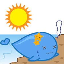 Wolee, the cutest little whale sticker #2529723