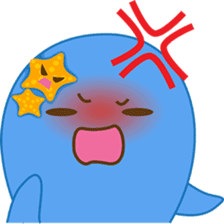 Wolee, the cutest little whale sticker #2529728