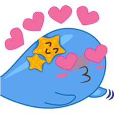 Wolee, the cutest little whale sticker #2529729