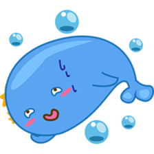 Wolee, the cutest little whale sticker #2529733