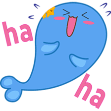 Wolee, the cutest little whale sticker #2529738