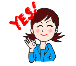 Stamps of Office Lady Emuko sticker #2530421