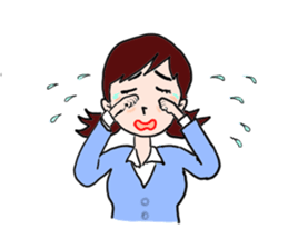 Stamps of Office Lady Emuko sticker #2530424