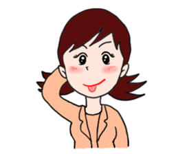 Stamps of Office Lady Emuko sticker #2530431