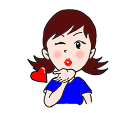 Stamps of Office Lady Emuko sticker #2530446