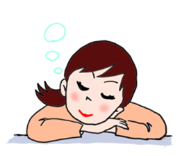 Stamps of Office Lady Emuko sticker #2530456