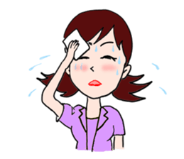 Stamps of Office Lady Emuko sticker #2530457