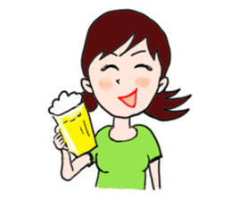 Stamps of Office Lady Emuko sticker #2530460