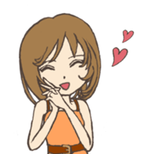 Asking importunately girl sticker #2530933