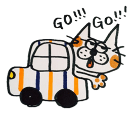 nekotaroutoyukainanakamatachi sticker #2530998