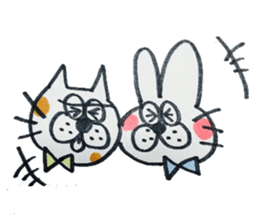 nekotaroutoyukainanakamatachi sticker #2531018