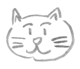 A cat full of emotions. sticker #2531149