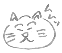 A cat full of emotions. sticker #2531153