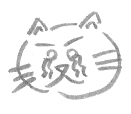 A cat full of emotions. sticker #2531166