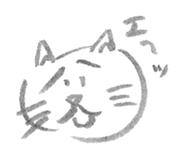 A cat full of emotions. sticker #2531167