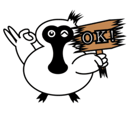 PumPum , the fat Black-faced Spoonbill sticker #2532898