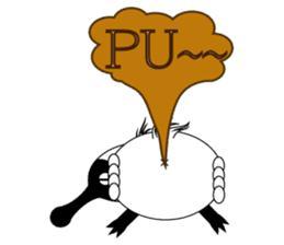 PumPum , the fat Black-faced Spoonbill sticker #2532905