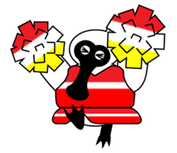 PumPum , the fat Black-faced Spoonbill sticker #2532908
