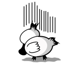 PumPum , the fat Black-faced Spoonbill sticker #2532909