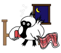 PumPum , the fat Black-faced Spoonbill sticker #2532910