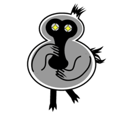 PumPum , the fat Black-faced Spoonbill sticker #2532911