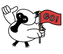 PumPum , the fat Black-faced Spoonbill sticker #2532914