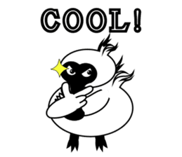 PumPum , the fat Black-faced Spoonbill sticker #2532921
