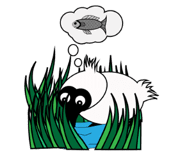 PumPum , the fat Black-faced Spoonbill sticker #2532923