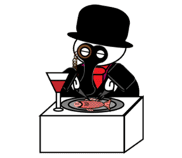 PumPum , the fat Black-faced Spoonbill sticker #2532925