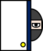 A Mister and a ninja sticker #2533216